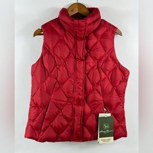 Eddie Bauer Red Quilted Vest